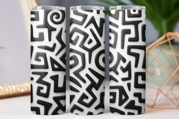 Abstract Art Tumbler Wrap Design Review