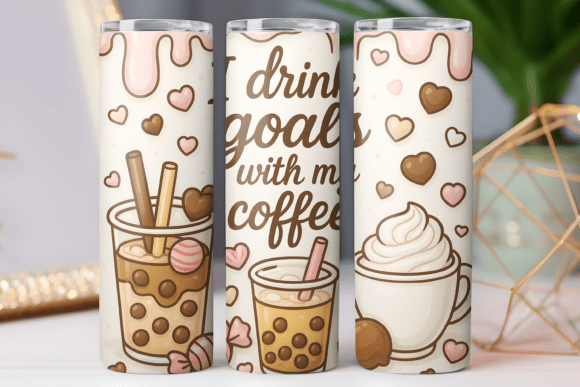 Coffee Drink Tumbler Wrap 20oz Skinny Review