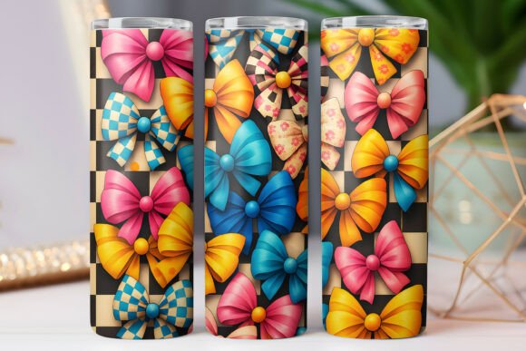 Colorful Bow Pattern Tumbler Wrap Review