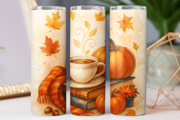 Fall Season Reading Art Png Tumbler Wrap Review