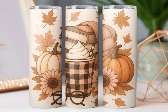 Fall Season Reading Tumbler Wrap Design Review