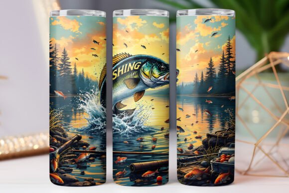 Fishing Tumbler Wrap Design Review
