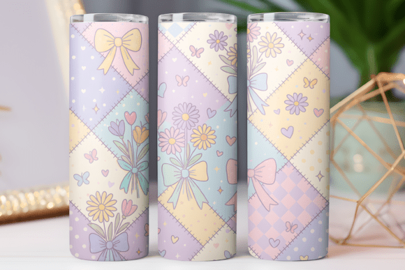 Floral Coquette Tumbler Wrap Art Design Review
