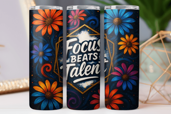 Focus Motivation Tumbler Wrap Skinny Png Review