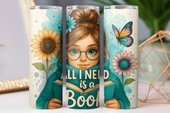 Funny Book Lover Tumbler Wrap 20oz Review