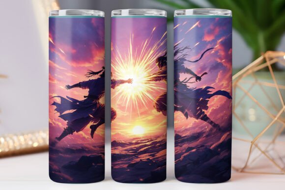 Japanese Fight Tumbler Wraps 20oz Skinny Review
