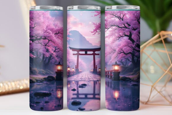 Japanese Kawaii Nature Tumbler Wrap 20oz Review