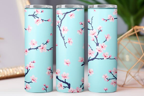 Japanese Tree Tumbler Wrap Design 20oz Review