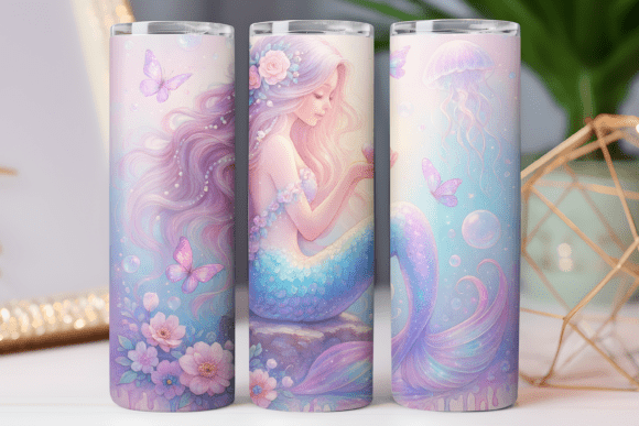 Mermaid Tumbler Wrap 20oz Design Review