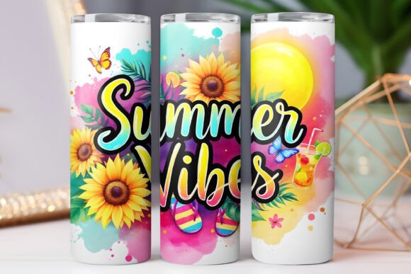 Summer Beach Tumbler Wrap Review for Embroidery Projects