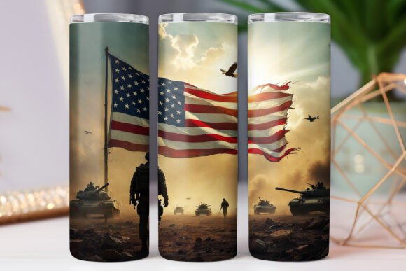 Us Veteran Army Vintage Tumbler Wrap PNG Review